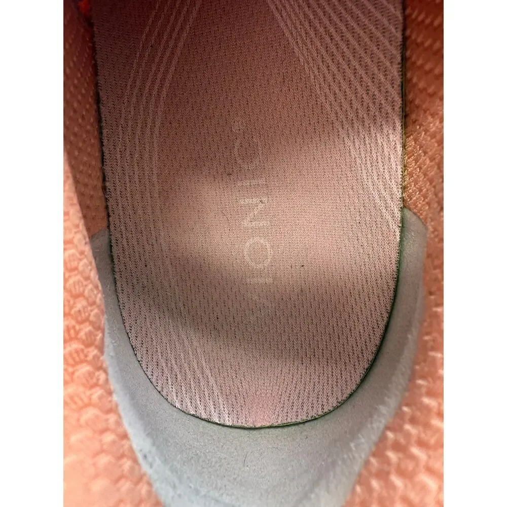 Vionic Paige Nubuck Womens 8.5 Peach‎ Orange Comfort Walking Shoes Arch Support